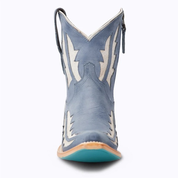 LANE WALK THE LINE BOOTIE BOOTS BLUE - 9 - Picture 3 of 8